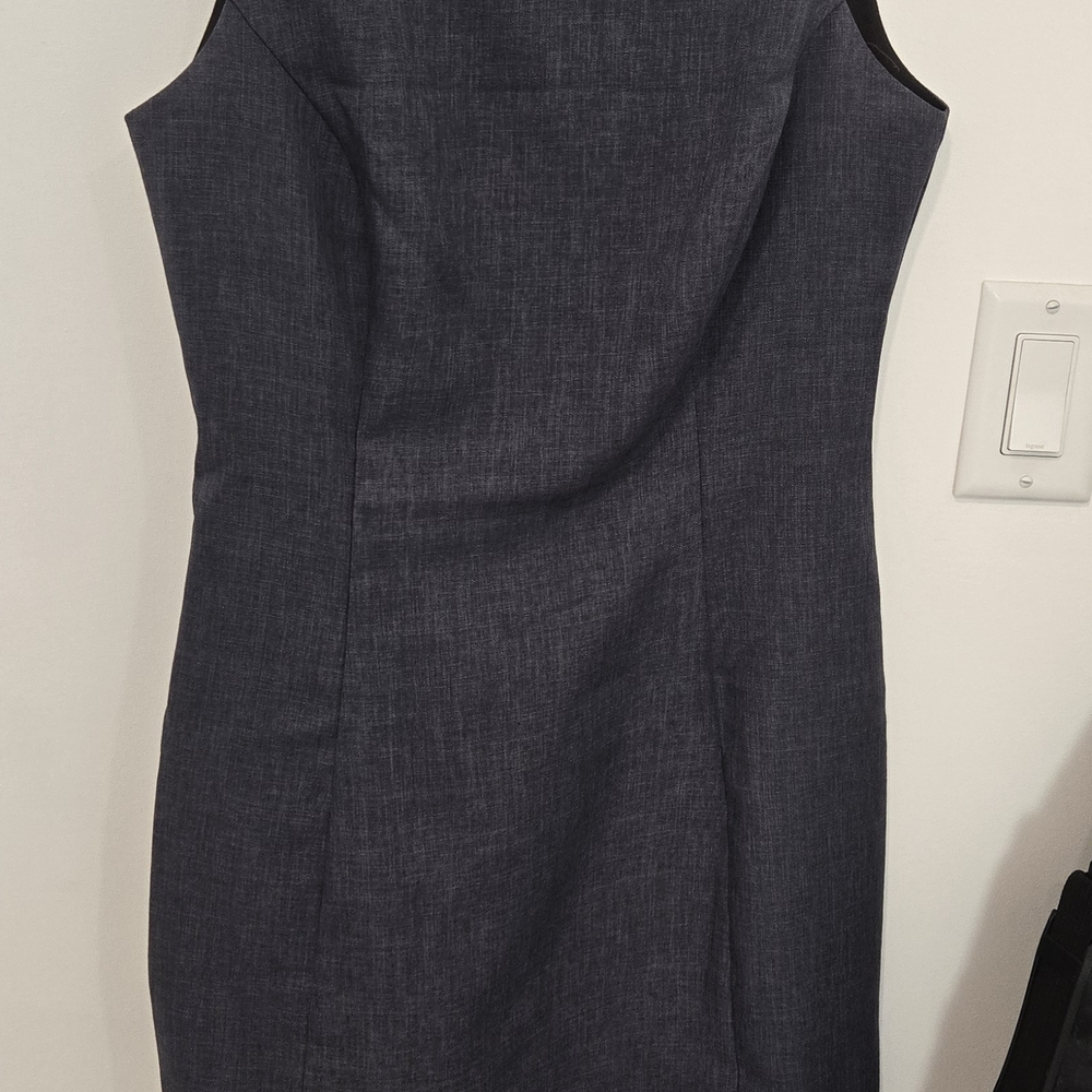 Mini Gray Sleeveless Dress